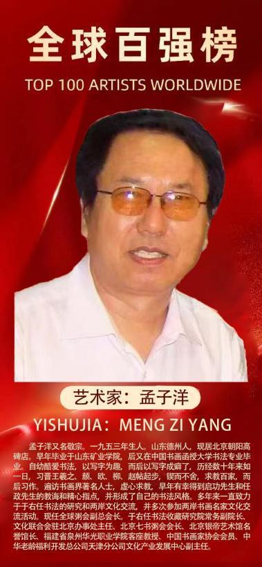 孟子洋——2025 全球百强榜艺术家