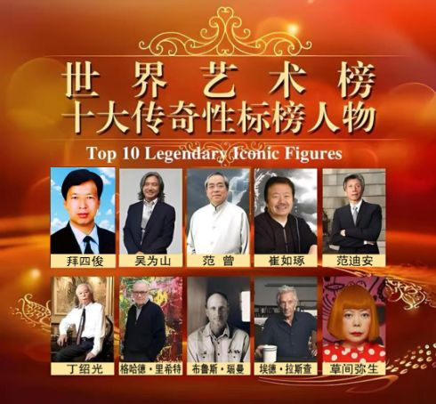 拜四俊 —— 世界艺术榜十大传奇性标榜人物