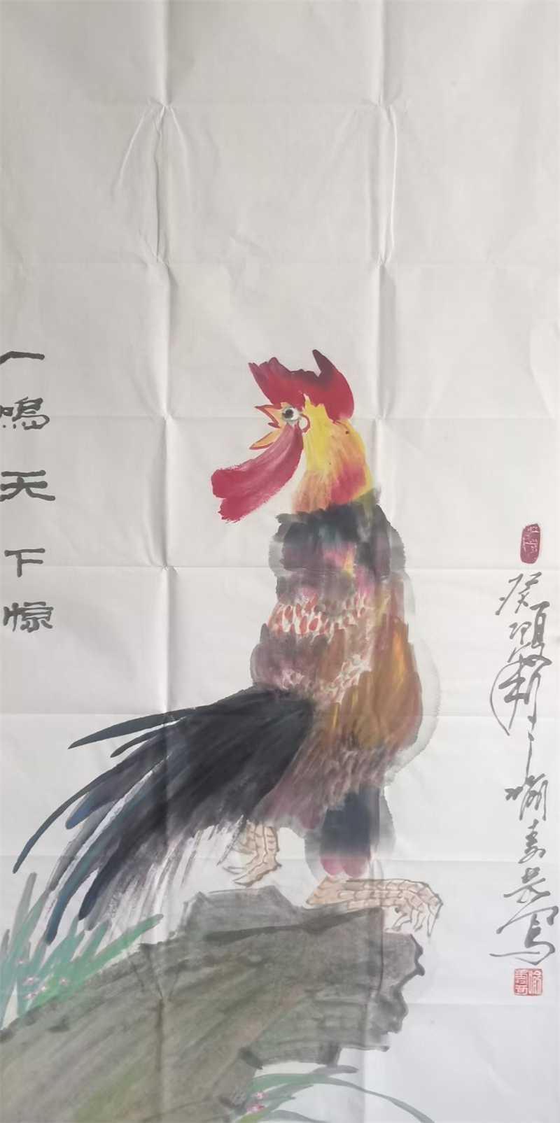 一呜天下惊138㎝x68㎝价32万