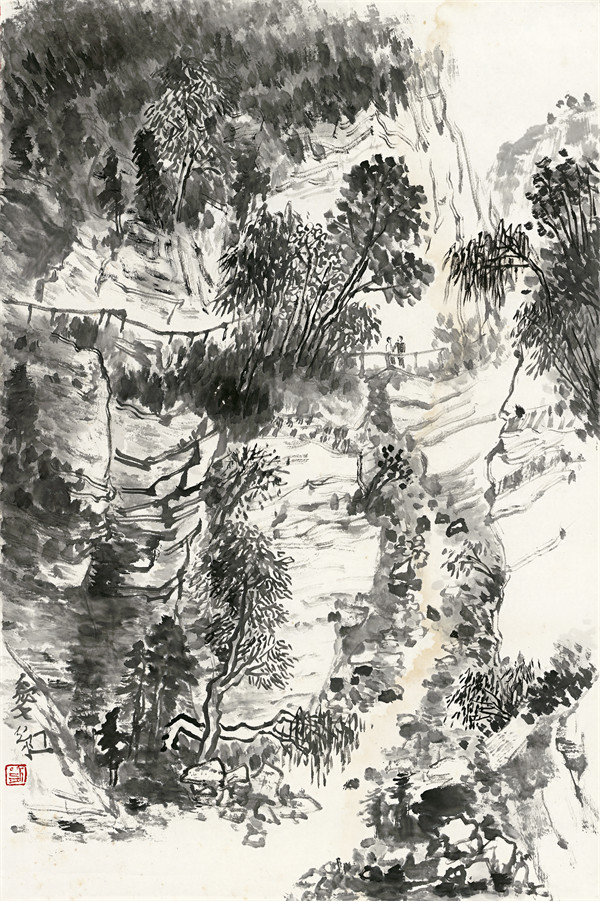 13 《太行山写生》刘爱红 （69x46）