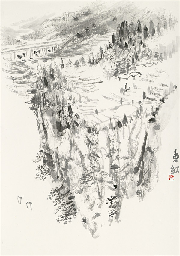 14 《山水小品之一》上 刘爱红 （44